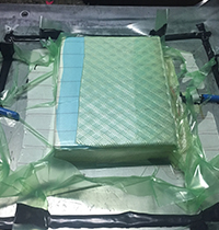 Vacuum Infusion Process of Foam core composite (Sandwich composite)
